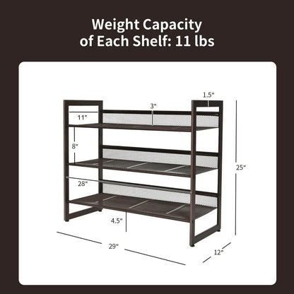 3-Tier Shoe Rack