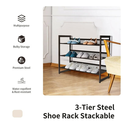 3-Tier Shoe Rack