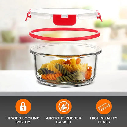 12-Piece Food Glass Storage Containers